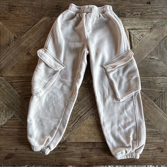Zara Other - Zara Kids' Cream Jogger Pants Size 9